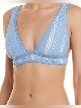 Ella Moss Heart Of Flutter Crochet Mesh Halter Top